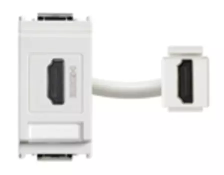 16334.B Розетка hdmi, белая Vimar Idea