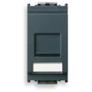 16358.7 Розетка rj45 amp/tyco cat 5e ftp t568a/b серая Vimar Idea