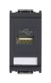 16368 Розетка usb, серая Vimar Idea