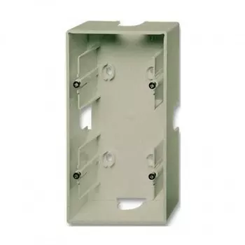 1702-93-507 Коробка для открытого монтаж Basic 55 Шампань 2-постовая ABB
