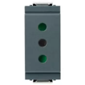 17031 Розетка 2p+t 10a сер p11 Vimar Idea