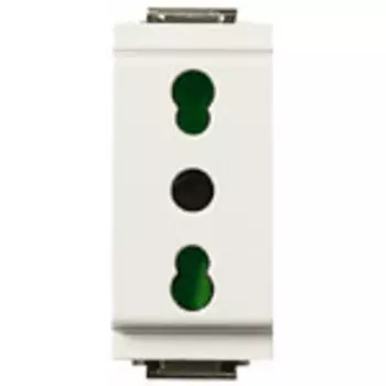 17033.B Розетка bpresa 2p+t 16a белая Vimar Idea