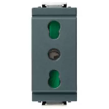 17033 Розетка bpresa 2p+t 16a серая Vimar Idea