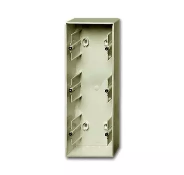 1703-93-507 Коробка для открытого монтажа Basic 55 Шампань 3-постовая ABB