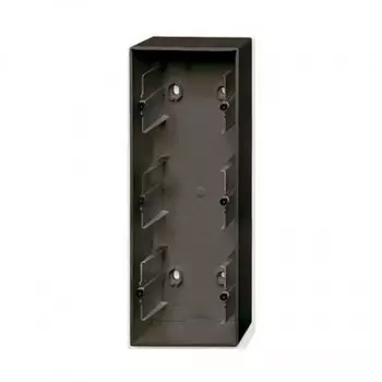 1703-95-507 Коробка для открытого монтажа Basic 55 Chateau-black 3-постовая ABB