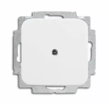 1715-0-0317 (2538-214-500), Заглушка с суппортом, серия Reflex SI, цвет альпийский белый, ABB