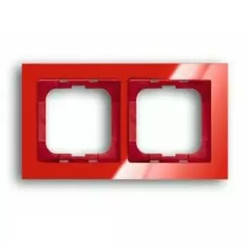 1722-287 Рамка Axcent Красный 2-постовая ABB