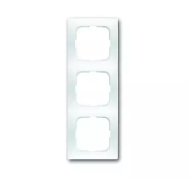 1723-214-500 Рамка Spring Альпийский белый 3-постовая ABB