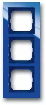 1723-288 Рамка Axcent Синий 3-постовая ABB