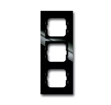 1723-295-500 Рамка Axcent Chateau-black 3-постовая ABB