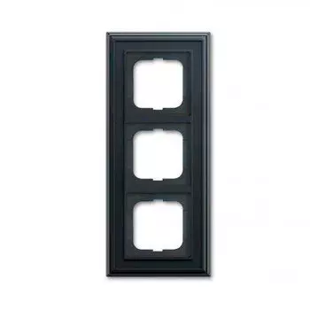 1723-831-500 Рамка Dynasty Антрацит 3-постовая ABB