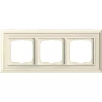 1723-832-500 Рамка Dynasty Слоновая кость 3-постовая ABB