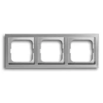 1723-866K Рамка Pure Steel Сталь 3-постовая ABB