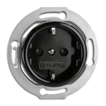 173038 Розетка с защитными шторками Bakelite 16A, AC 250V Bakelite центральная вставка. С винтовыми зажимами. THPG