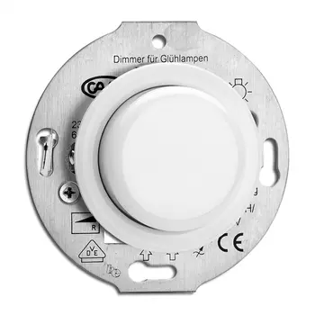 173082 Светорегулятор Porcelain, AC 230V, 50Hz Porcelain, центральная вставка и регулятор. Для низковольтных галогенных ламп с электронным трасформатором и 20–315 W ламп. THPG