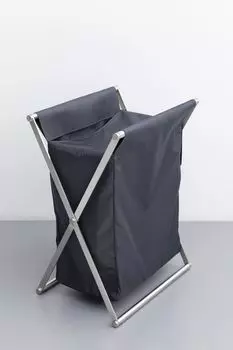 Корзина для белья Allen Brau 312046 серая, сталь
