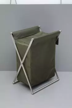 Корзина для белья Allen Brau 312048 зеленая, сталь