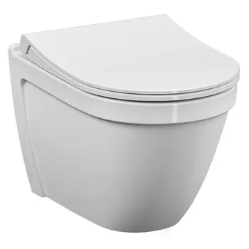 Подвесной унитаз VitrA S50 белый с крышкой