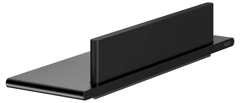 Полка Keuco Aveno 14659 со стеклоочистителем, черная матовая