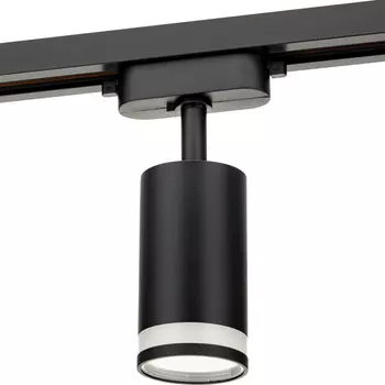 Трековый светильник однофазный Ritter Artline 40 Вт GU10 2,6 кв.м черный (59880 4)