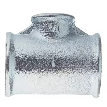 Тройник переходный Gebo Platinum (130-25V) 1 ВР(г) х 1/2 ВР(г) х 1 ВР(г) чугунный оцинкованный