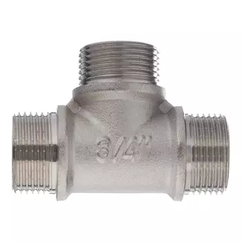 Тройник Valtec 3/4 НР(ш) х 3/4 НР(ш) х 3/4 НР(ш) латунный (VTr.131.N.0005)