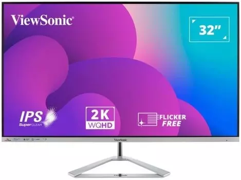 Монитор 31,5" Viewsonic VX3276-2K-MHD-2 2560x1440 VA LED 16:9 HDMI M/M матовая 1200:1 250cd 178/178 DisplayPort