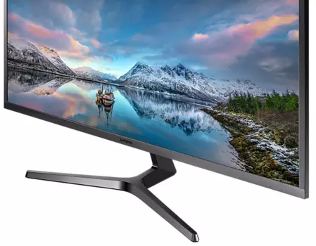 Монитор 34" Samsung S34J550WQM тёмно-синий, 3440x1440, 21:9, VA, 75Hz, 4ms, 300cd, 3000:1, 178°/178°, AMD FreeSync, 2*HDMI, DP