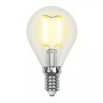 Филаментная лампа E14 7,5W 3000К (теплый) Air Uniel LED-G45-7.5W-WW-E14-CL GLA01TR (UL-00003250)
