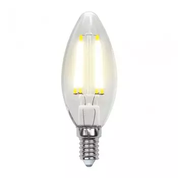 Филаментная светодиодная лампа E14 7,5W 4000К (белый) Air Uniel LED-C35-7.5W-NW-E14-CL GLA01TR (UL-00003247)