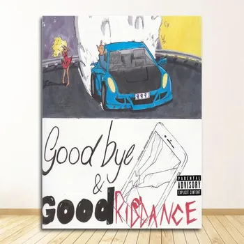 Картина Плакат Настенный Домашний Декор Quadro Cuadros Juice Wrld Death Race for Love Горячий альбом Рэп Хип-Хоп Музыка Звезда Искусство Холст 21cm30cm NoFrame