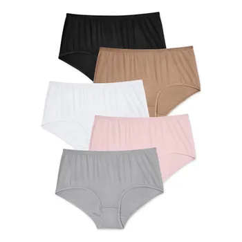 Женские трусы из эластичного хлопка Comfort Choice больших размеров, 5 шт.