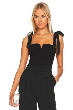 Боди Free People Lola, черный