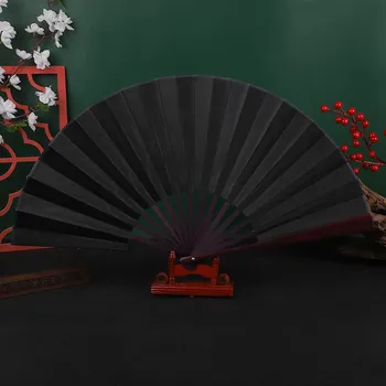 DIY китайский складной веер ручной шелковой ткани складной веер деревянный бамбук антиквариат складной веер DIY каллиграфия живопись подарок для друзей красный