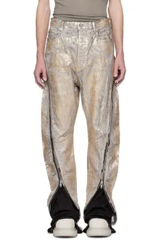 Золотые джинсы Hollywood Bolan Banana Rick Owens