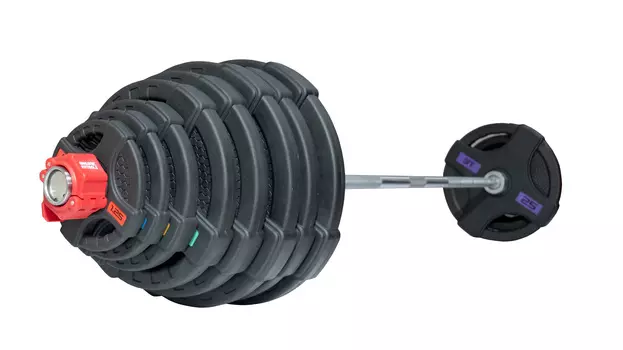 Штанга олимпийская OriginalFitTools 218 кг (диски с двумя хватами)