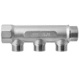 коллектор 3 вых. х 3/4" х 1/2" наруж. рез. mpf, mp-у ис.071057