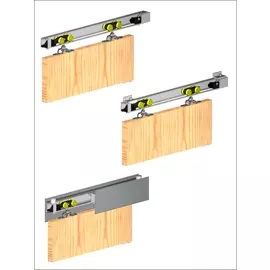 комплект фурнитуры hs60/180 herkules 60кг на 1 дверь 900мм
