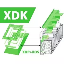 Комплект изоляционных окладов Fakro xdk 55*98