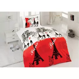 Комплект постельного белья 1,5 сп. FIRST CHOICE PARIS (хлопок) (R-48, 50*70, 160*220, 180*240, хлопо
