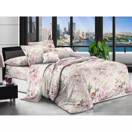 Комплект постельного белья 2сп Cleo PS 180*210*1 220*240*1 70*70*2 полисатин /4 пред./ 20/024-PS