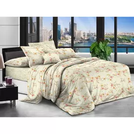 Комплект постельного белья 2сп Cleo PS 180*210*1 220*240*1 70*70*2 полисатин /4 пред./ 20/027-PS