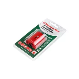 коронка биметаллическая 38мм, глуб. 38мм, 1/2" под держатель, hammer flex 224-008
