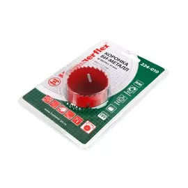 Коронка биметаллическая 51мм, глуб. 38мм, 1/2" под держатель, Hammer Flex 224-010