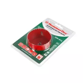 Коронка биметаллическая 68мм, глуб. 38мм, 1/2" под держатель, Hammer Flex 224-013