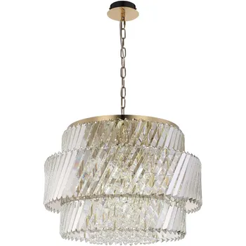 Подвесная люстра ST Luce Ritz SL6138.303.12 латунь/прозрачный E14 12*40W