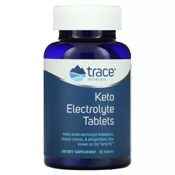 Trace Minerals ®, кето-электролиты в таблетках, 90 таблеток