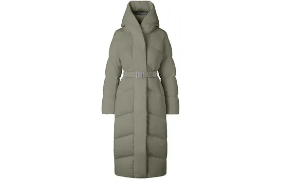 Пуховик женский зеленый Canada Goose