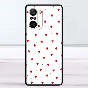 Чехол для Xiaomi Redmi Note 11 9S 10 9 8 7 9A 9C 9i K40 8T 10C 9T K50 силиконовый чехол для телефона LOVE Heart Redmi Note 10 5G