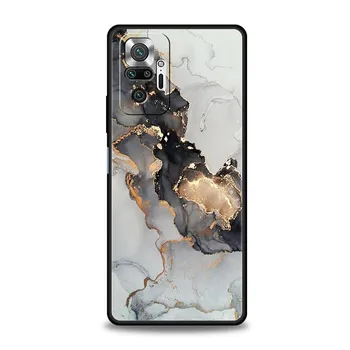 Для Redmi 10C Чехлы Funda Marble Ink Wash Мягкий чехол для телефона для Xiaomi Redmi Note 12 11 9S 9 8 10 Pro Plus 7 9T 8T 9C 9A 8A Чехол Redmi Note 11Pro